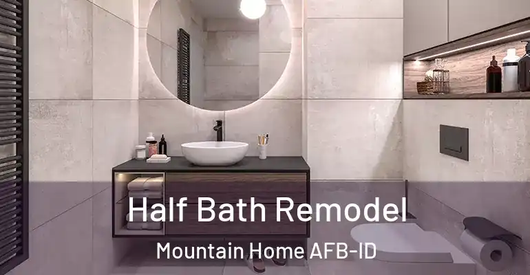inner Bathroom imggen Half Bath Remodel Mountain Home AFB-ID